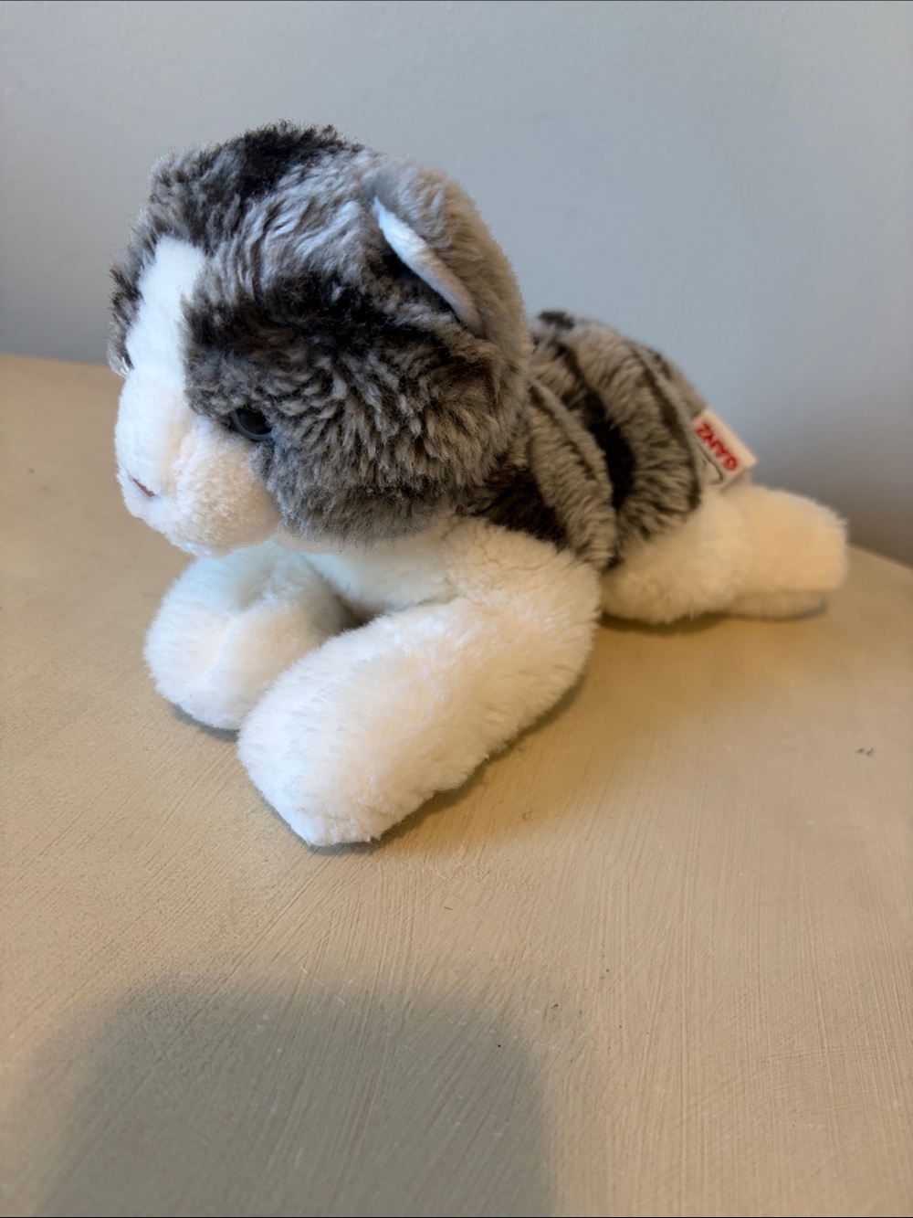 Webkinz GANZ Gray and White Tabby Cat 9 Inches No code EUC